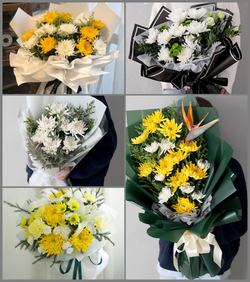 江苏常州武进区洛阳镇小留桥村白事花束代送